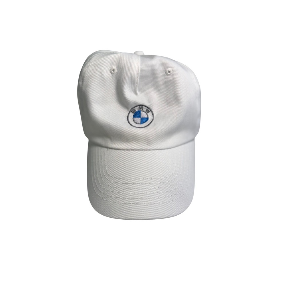 Hit Wear BMW Baseball Cap Mens OSFA White Embroidered Logo Hat